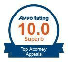 Avvo Rating |10 | Superb | Top Attorney | Appeals